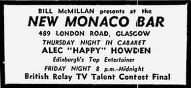 New Monaco Bar advert 1978